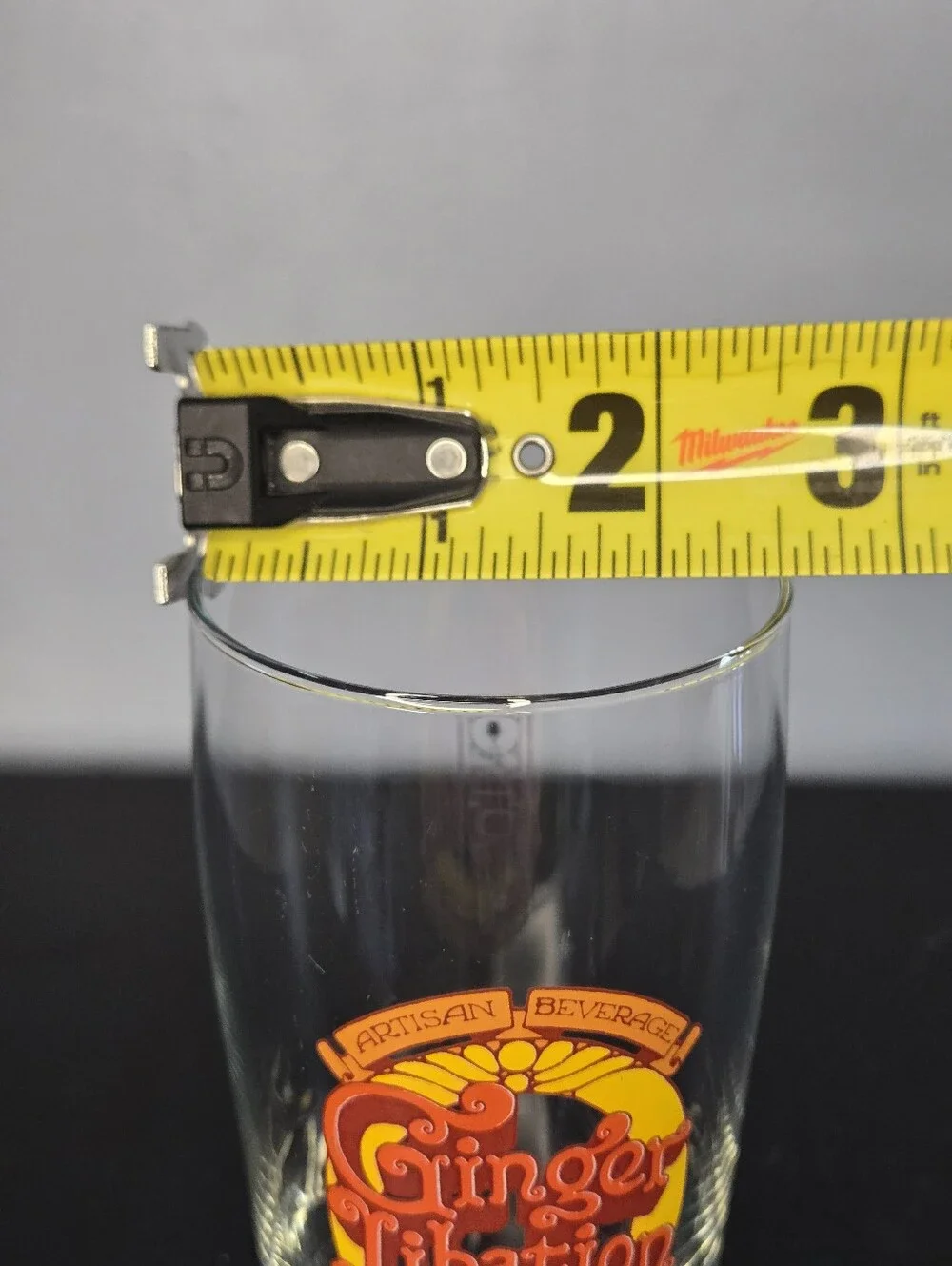 Ginger Libation from Artisan Beverage Cooperative Beer Glass 5.75